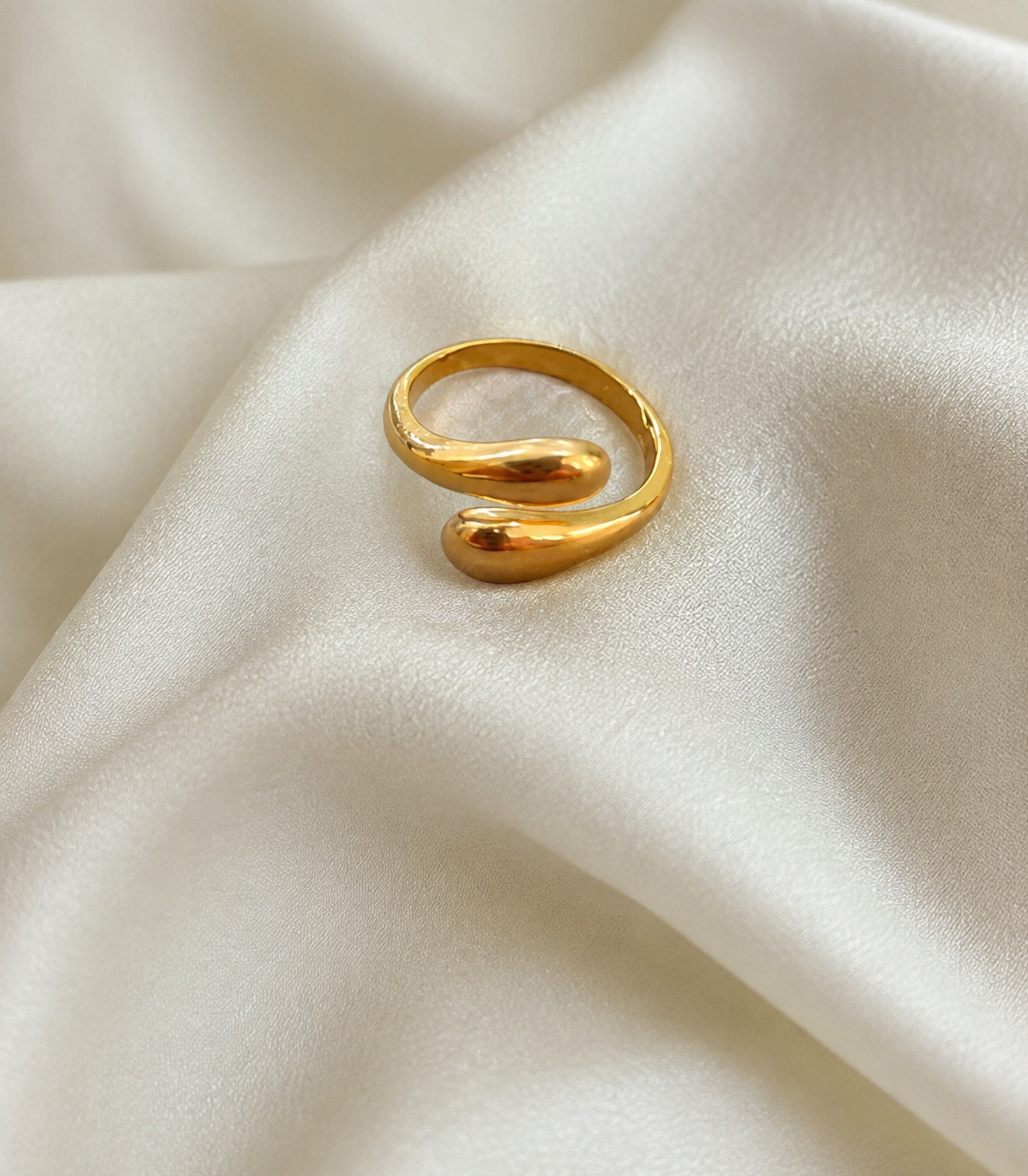Luna Open Wrap Ring – Gold