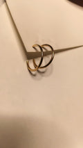 Classic Gold C Hoop Earrings | Minimal Everyday Hoops