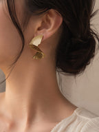 Aurora Fan Fold Earrings