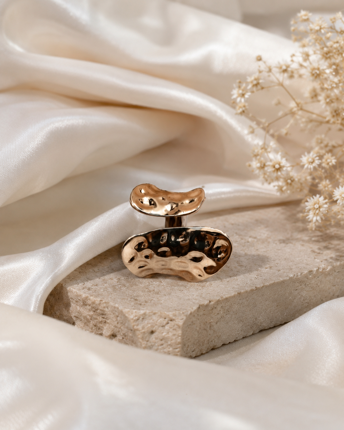 Molten Dual Statement Ring